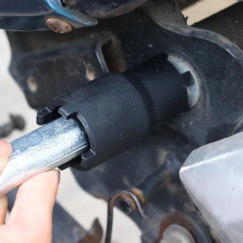 1PC 더블 헤드 클러치 락 너트 렌치 오토바이 수리 도구 70/110/125/150 사이클로크로스 자전거 오토바이 너트 제거 도구