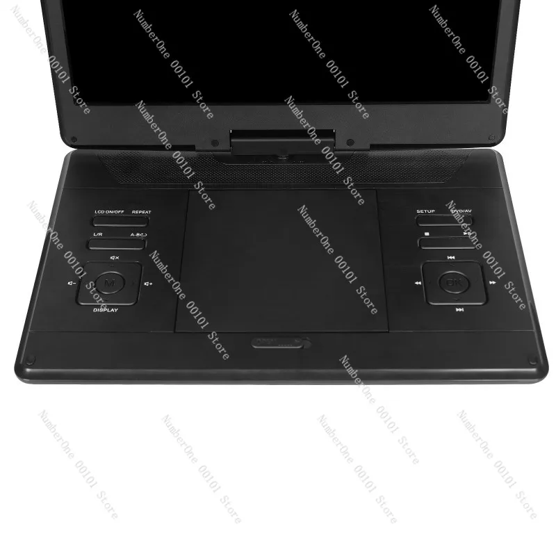 Portable HD Mobile DVD Player for Car Travel Region Free English Disc Movie Player Compact Multimedia CD VCD USB TF Playback