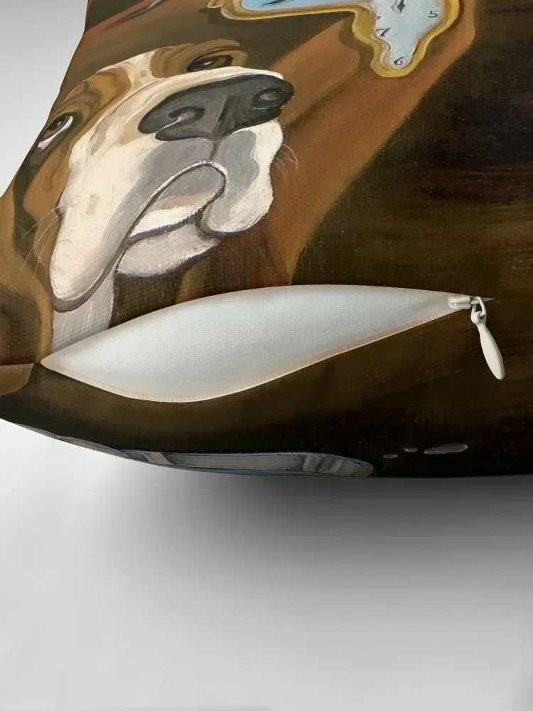 The Persistence of Basset Hound Throw Pillow christmas decorations for home 2025 Pillowcase Cushion Pillow Decor pillow
