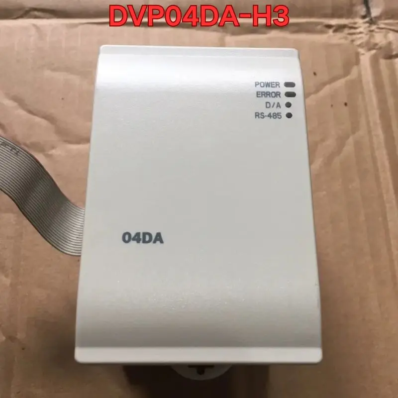 Second-hand PLC module DVP04DA-H3 function test is normal Latest quotation in October 2026
