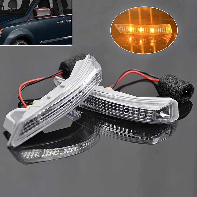 1Pair Turn Signal Lamp For Chrysler Town & Country Dodge Grand Carava 68052078AA 68052079AA