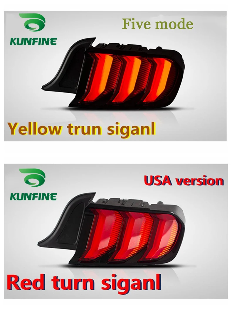 

Car Tail Light Assembly For Ford Mustang 2015-up Brake Light With Turning Signal Light Car led Tail light Tuning Parts