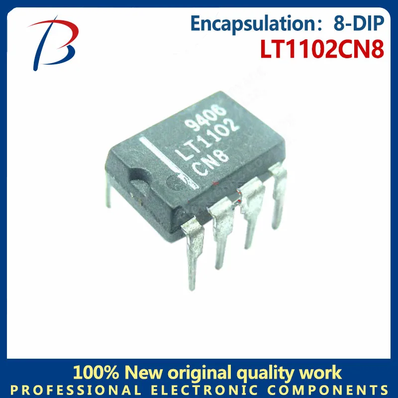 5 unidades LT1102CN8 paquete 8-DIP chip amplificador operacional
