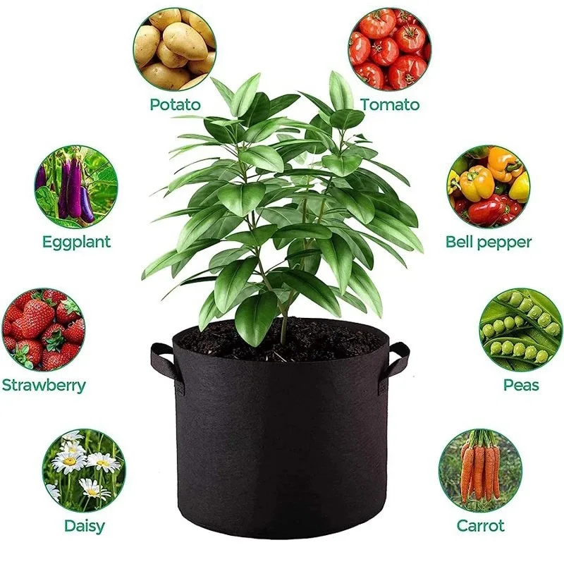 Plant Grow Bag Greenhouse Home Garden Flower Strawberry Mushroom Seeds Planter Pot Tools Vegetable Tomato Potato Planting Bags