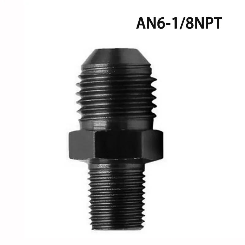 AN4 AN6 AN8 AN10 AN12 To 1/8 1/4 3/8 1/2 3/4 NPT Oil-cooled Adapter Universal Straight Fuel Hose Adapter Pipe Thread Fitting