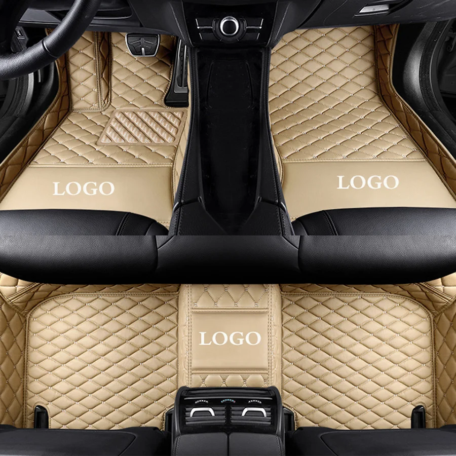 BHUAN Custom Leather Car Mat For Land Rover All Models Rover Range Evoque Sport Freelander Auto Accessories Car-Styling