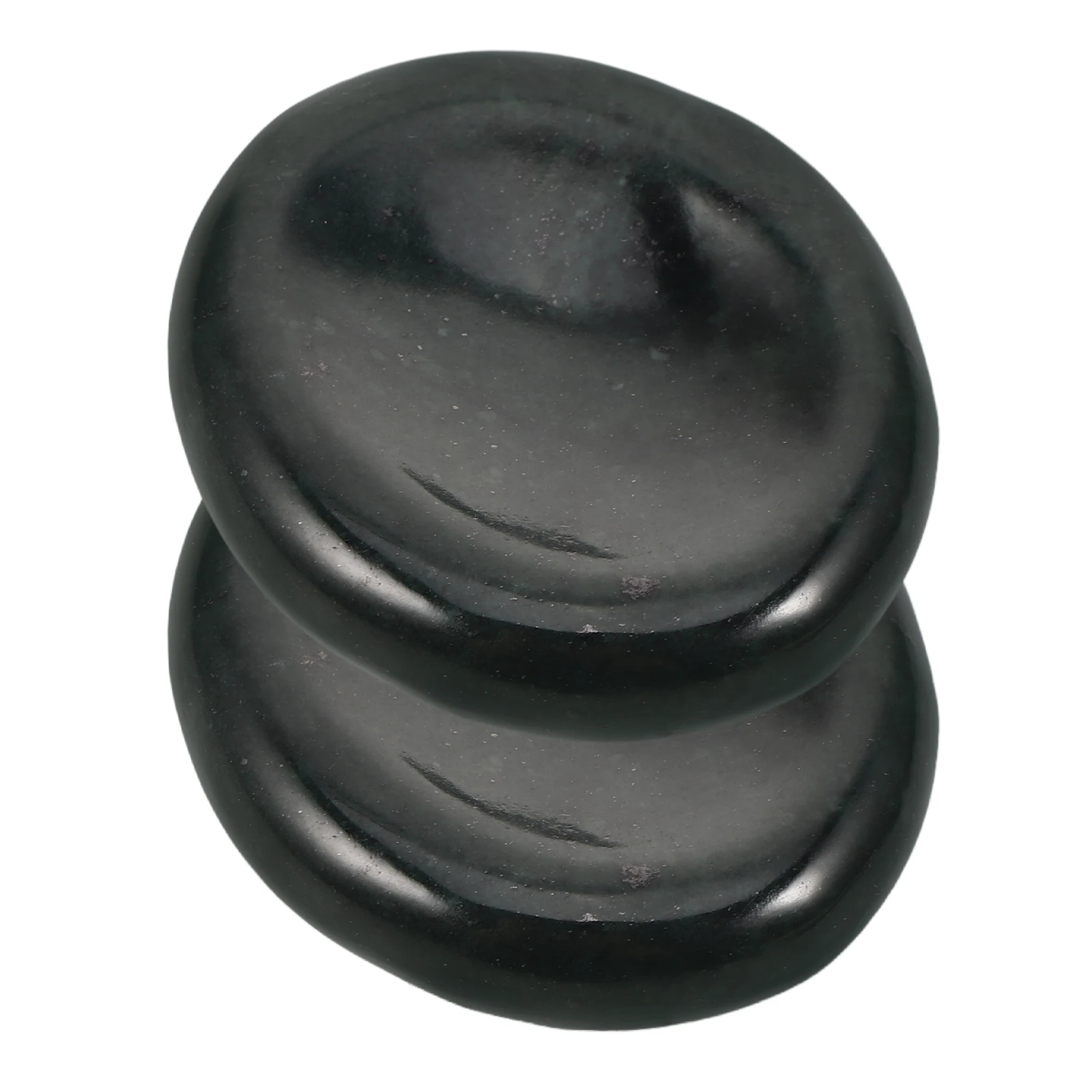 

1Pair Cold Massage Stones Jade Eye Mask Flat Cooling Stones for Facial Massage Therapy Portable Soothing Eye Care