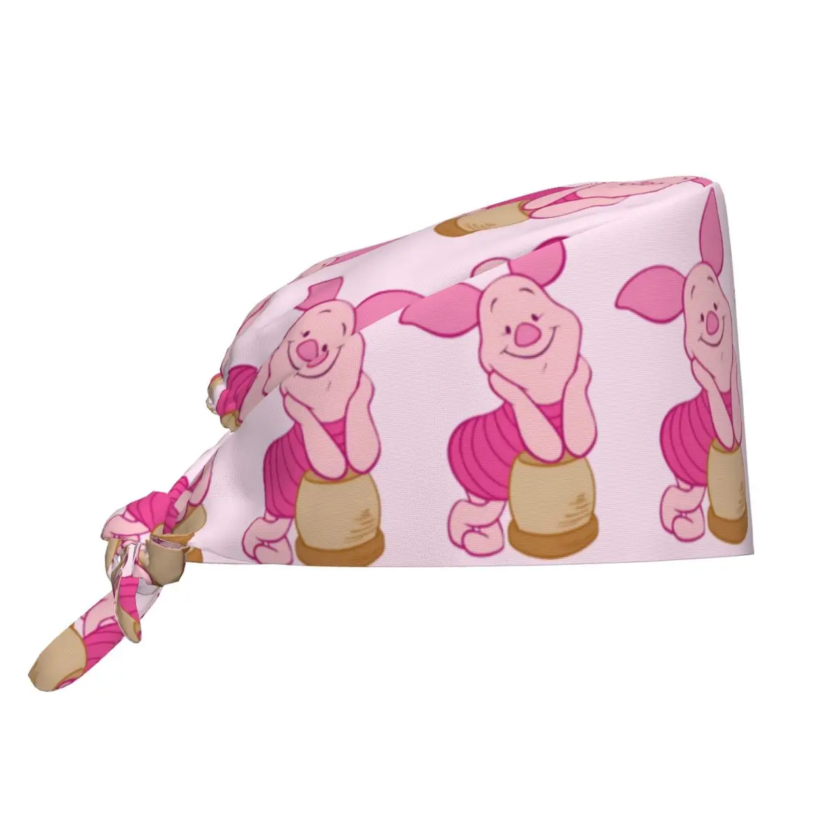 El personal médico de la lechón de encargo esfrega la historieta divertida unisex del sombrero para las gorras del exfoliante del sombrero del chef