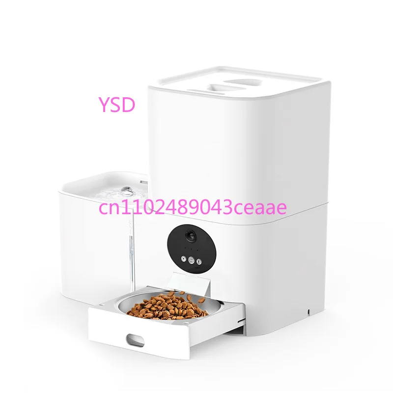

Pet Automatic Feeder & Water Dispenser (Large Capacity, Dog/Cat Bowls, All-in-One Food/Water Container, Spot Wholesale)