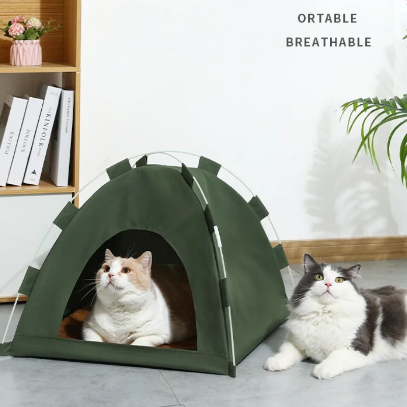 

Pet Nests Oxford Cloth Pet Tent Outdoor Foldable Dog Nests Cat Nests Pet Camping Equipment Supplies