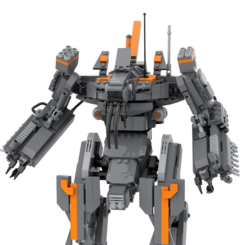 Marauder Robot Building Blocks Model Toy BattleTech BattleMech Space War Mecha Building Blocks Bricks Children Birthday Gifts