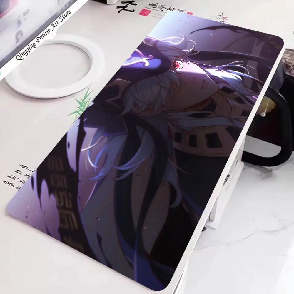 Cyno Anime G-Genshin Impact Game Mousepad Non-slip Suitable For Office Computers Laptops E-sports Game Desk Mats XXL Keyboard