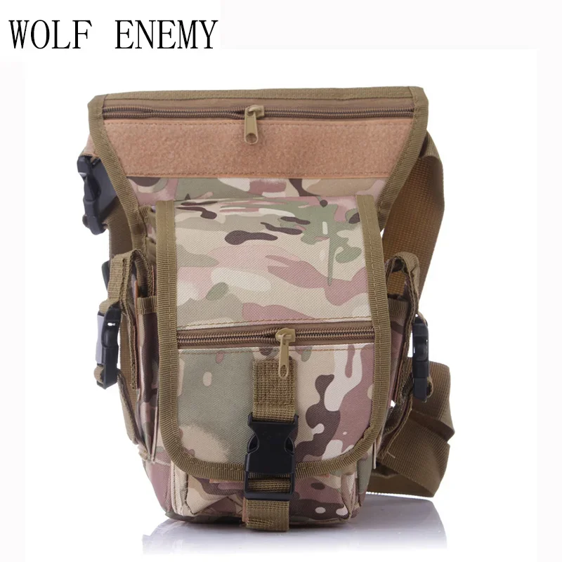 Men Hunting Tactical Drop Leg Bag Tool Fanny Thigh Pack Hunting Bag Waist Pack Motorcycle Riding Mochila Militar Sport