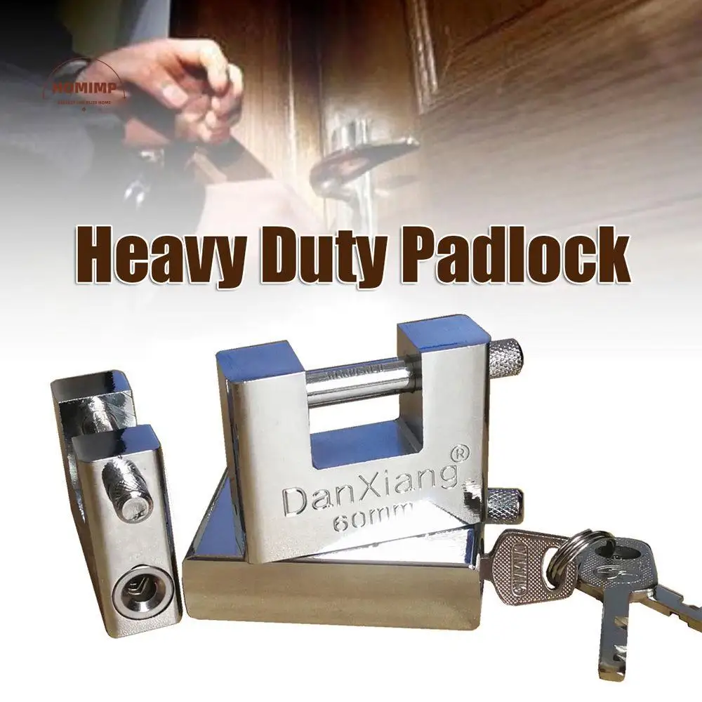 

Antirust Stainless Steel Cabinet With 3 Keys Box Anti-Theft Padlock Door Lock Hardware Home Improvement
