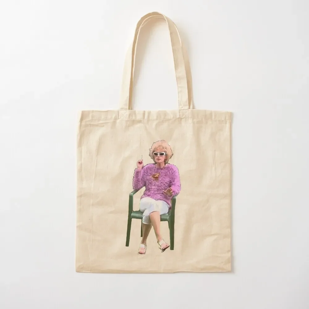 

Kath and Kim: Kath Having a Smoke Tote Bag ecological bags shopper bag women canvas shopping bag