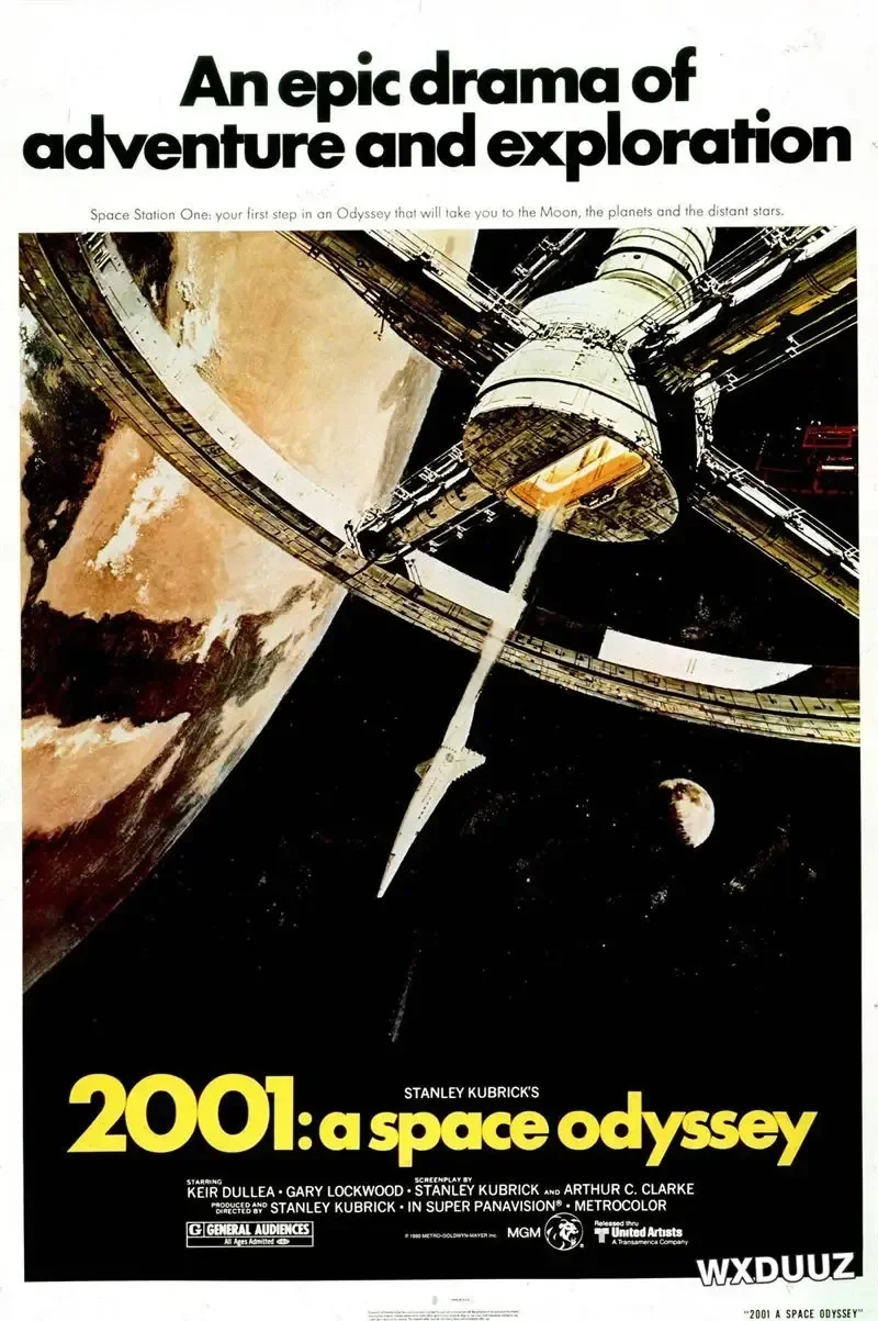80s Movie 2001: A Space Odyssey Canvas Painting Posters and Prints Wall Art Picture For Living Room Decoration