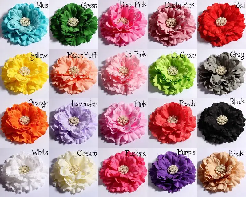 4pcs/lot 11CM 20 Colors Newborn DIY Fashion Artificial Shaped Fabric Flowers Bouquet For Wedding Bride Garland Home