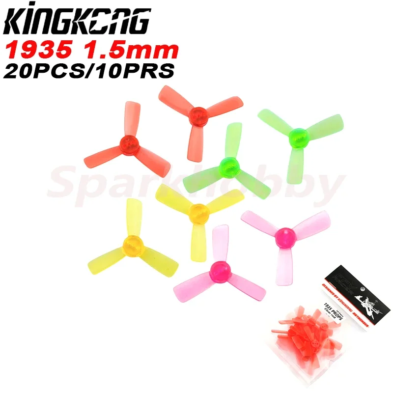 20 Stück/10 Paar ldarc 1,5 3-Blatt-Propeller mm Montage loch cw ccw mit 8-teiligen Schrauben für bürstenlose fpv-Drohne q90 90gt