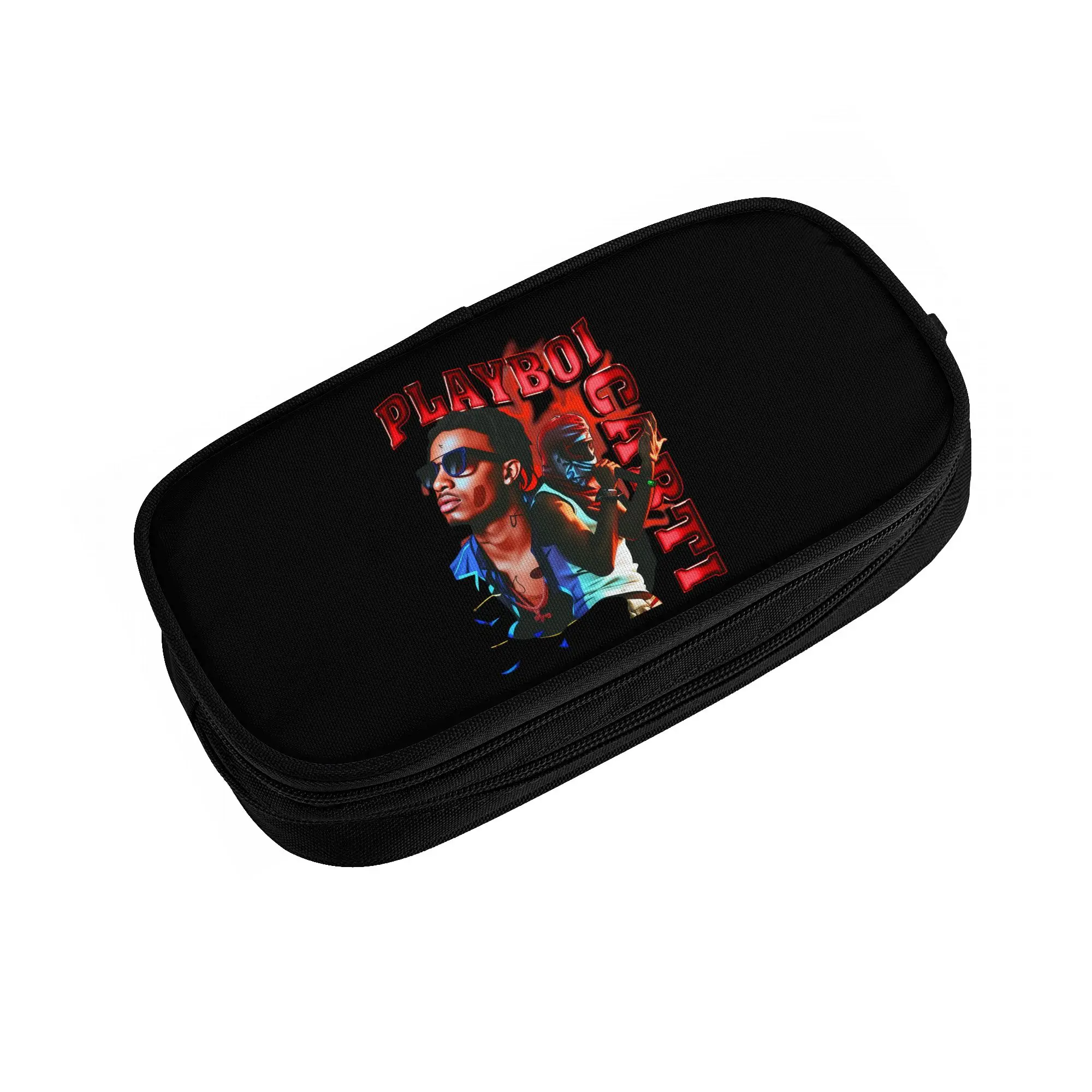 Cute Playboi Carti Rapper Singer Hip Hop  Pencil Cases for Boys Girls Large Capacity  Pencil Box School Accessories