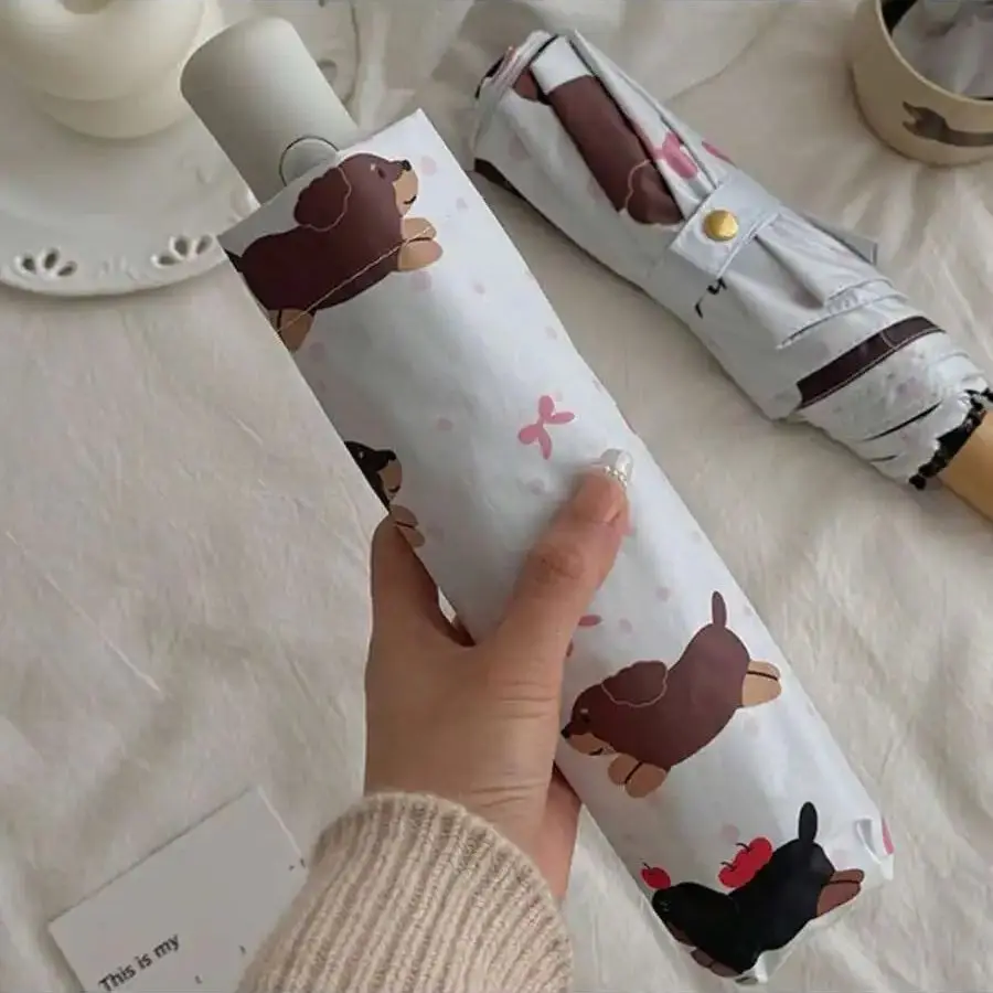 

Suitable for traveling on sunny and rainy days with an automatic folding umbrella that provides strong windproof and reinforced