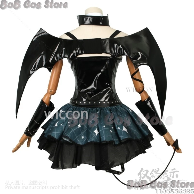 Game Project Sekai Cosplay Mikuuu Anime Suit Little Raccoons Kawaii Dress Girl Lolita Demon Wing Tail Comic Con Cos Customized
