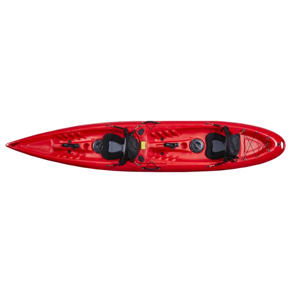 3.9m Double-Seater Rotomolded Plastic Kayak for River and Ocean Fishing for Family and Club Canoe Alternative view 2