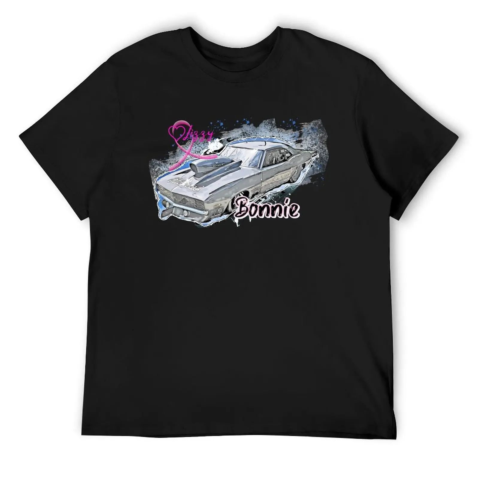 Street racing Nola Outlaws, Bonnie LIzzy Pink Ribbon, Outlaws of New Orleans Kye, Musi, Camer, T-Shirt