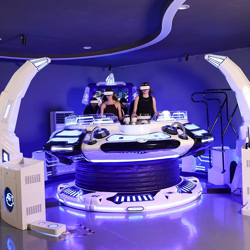 VART Vr  Roller coaster 360 9D Virtual Reality  Game Chair Flight Simulator 5 Person