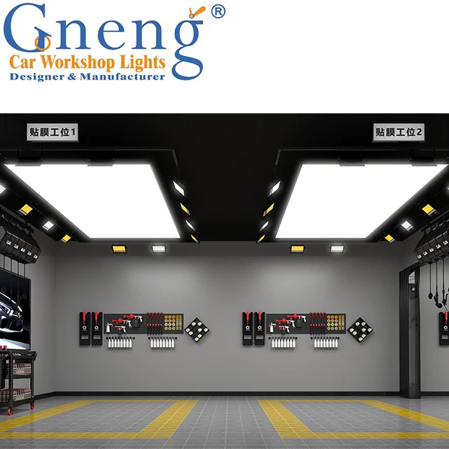 

High Effective Auto 4S Shop and Showroom Detailing Led Light Box Garage Light
