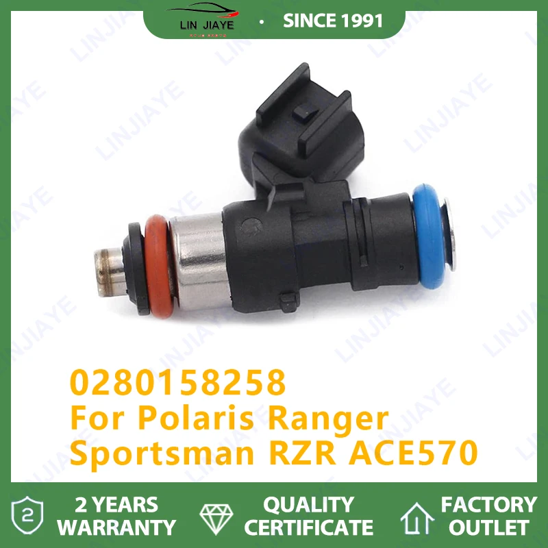 

1/4 шт. топливная форсунка с 4 отверстиями, совместимая 0280158258 для Polaris ACE RZR 570 900 Ranger Crew 570 900 Ranger XP 900 Sportsman