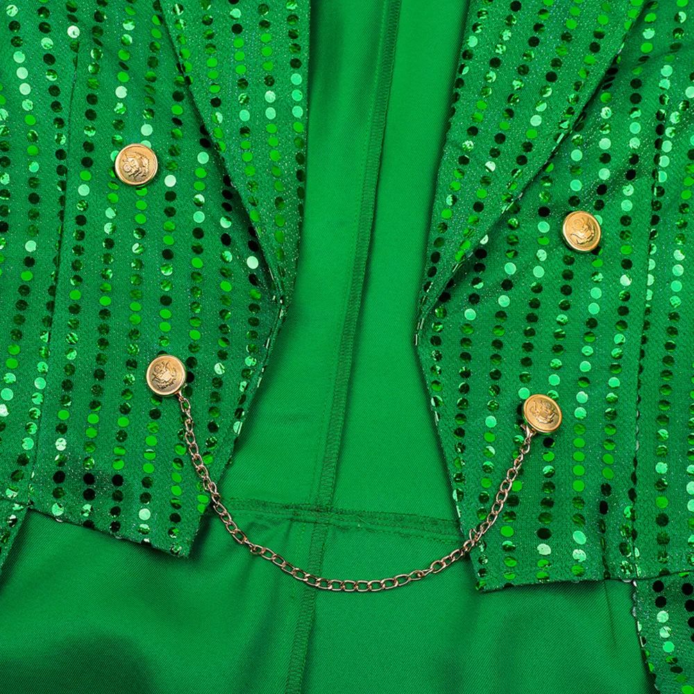 Fashionable Sequined Design Multi Colors Men's Suit Tuxedo Banquet Nightclub Stage Performance Outerwear Festival Men Clothes