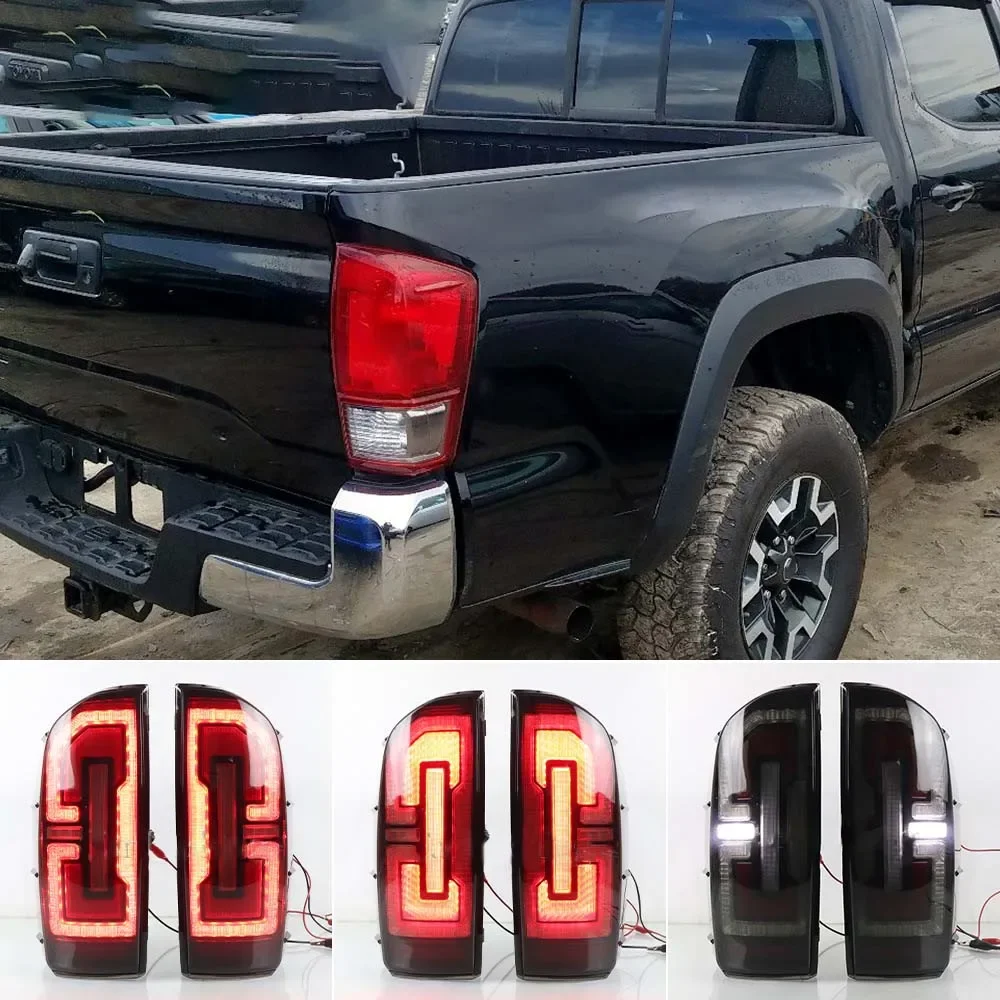 

LED Rear Stop Tail Light Taillight Turn Signal Light for Toyota Tacoma 2016 2017 2018 2019 2020 2021 Auto Parts