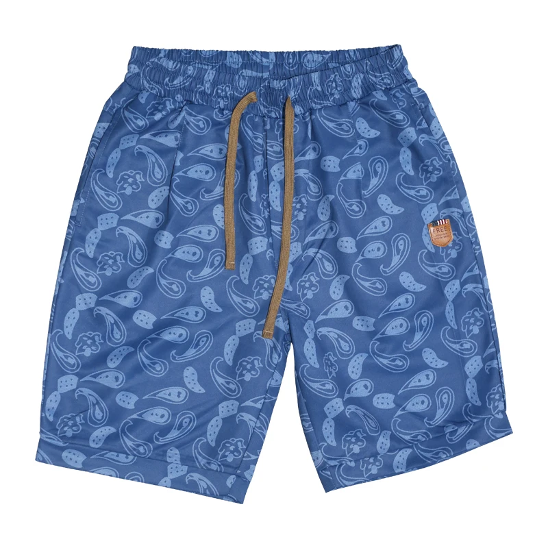 American Summer Herren Shorts Cashew Blume Jacquard Street Fashion Marke lose gerade Sport und lรคssige halbe Strand Shorts