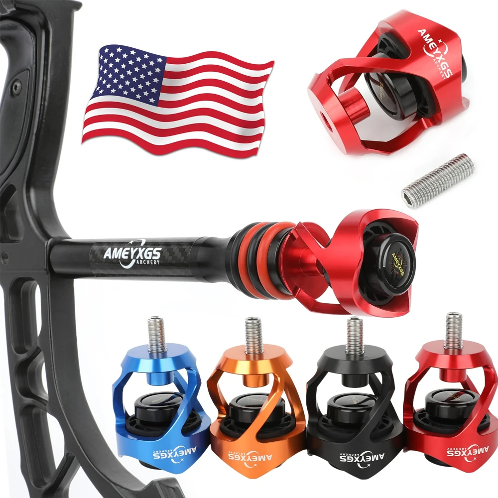 

Archery Bow Stabilizer for Balance Bar CNC Absorber Shock Bow Riser Damper for Outdoor Shooting Recurve Compound Bow Hunting