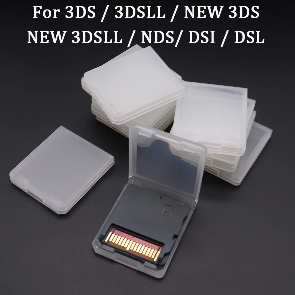 1/5/10 Stück Einzel-Spielkartenhülle, Box, Anti-Staub- und Anti-Kratz-Schutz für 3DS, 3DS XL, LL, für NEW 3DS