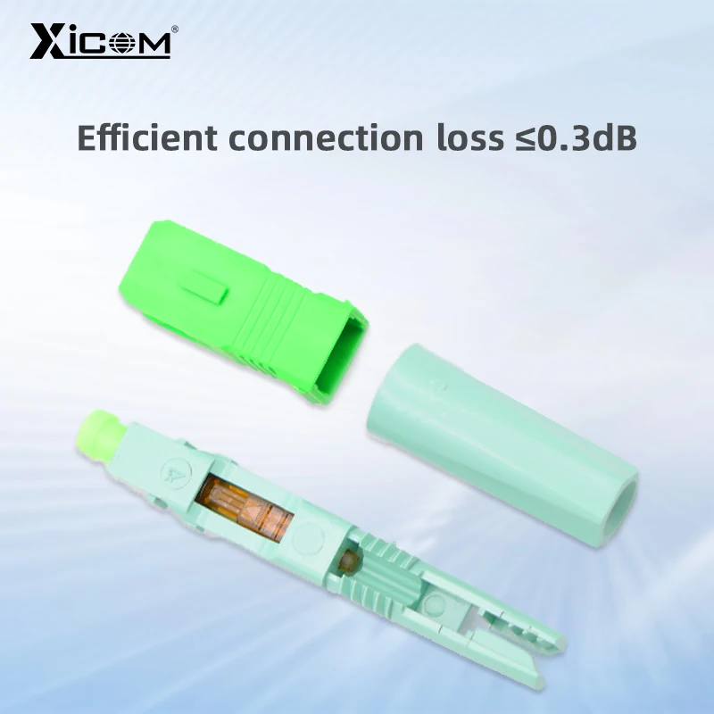 FTTH Tool Cold Connector SC UPC SC Embedded Quick Connector Fiber Optic Fast Connector SC UPC Single-Mode Optical Fibe Connector