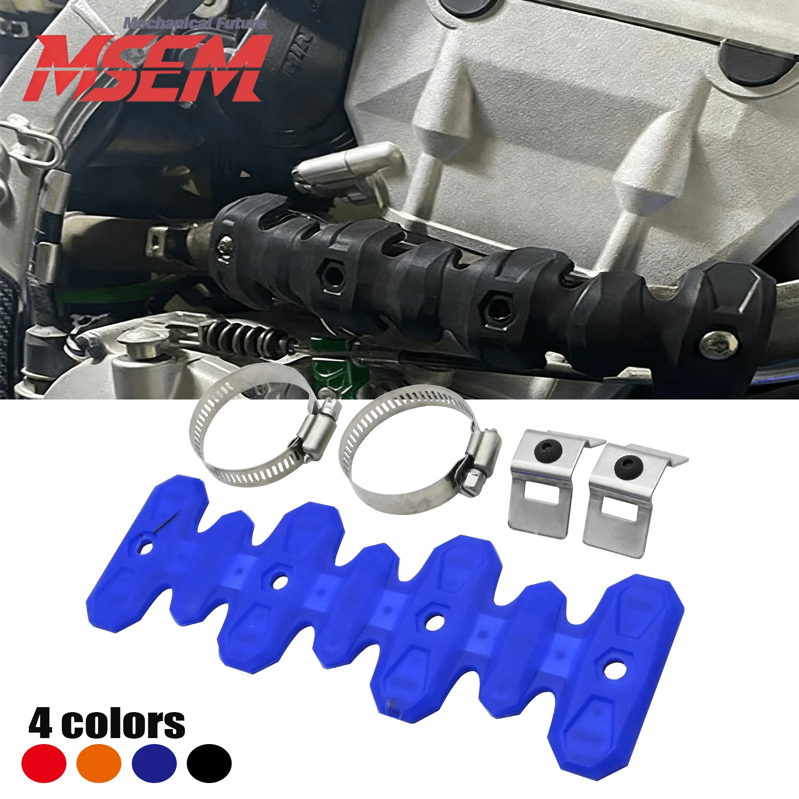 Protetor de Calor para Tubo de Escape KTM SXF EXCF SMR 250 350 450 500 e Husqvarna FC FE 250 350 450 501