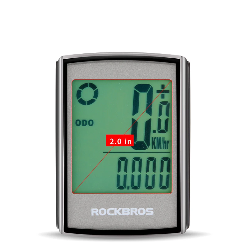 AliExpress ROCKBROS Waterproof Bicycle Computer LCD Backlight Stopwatch Wireless Cycling Bike Computer Speedometer Odometer MTB Accessories