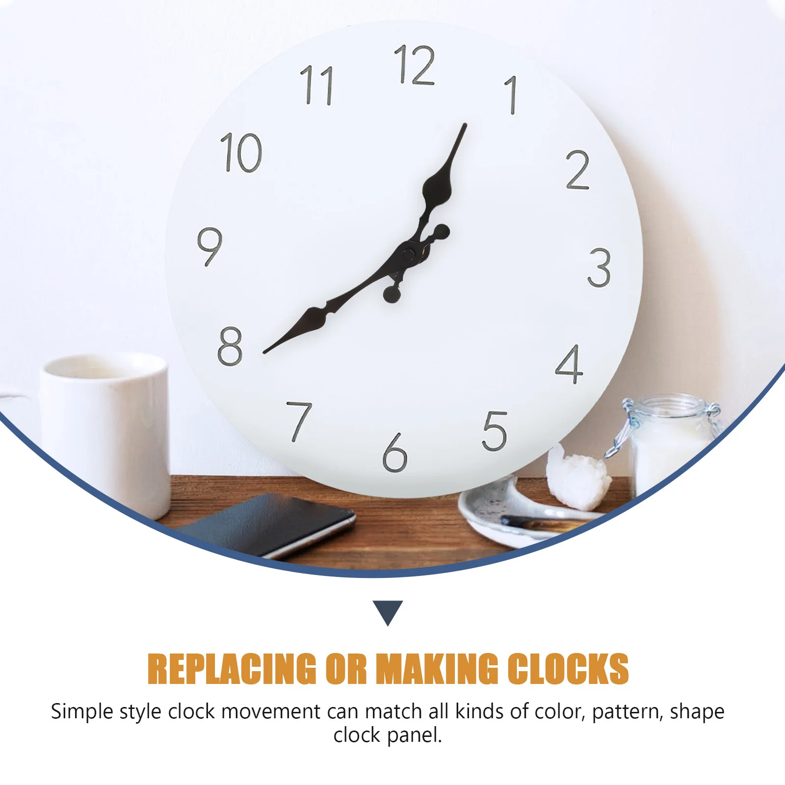 

1 set 1 Set Long Shaft Clock Movement Diy Mechanism Silent Replacement Kit For Wall Clock Repair High Precision Motor Parts