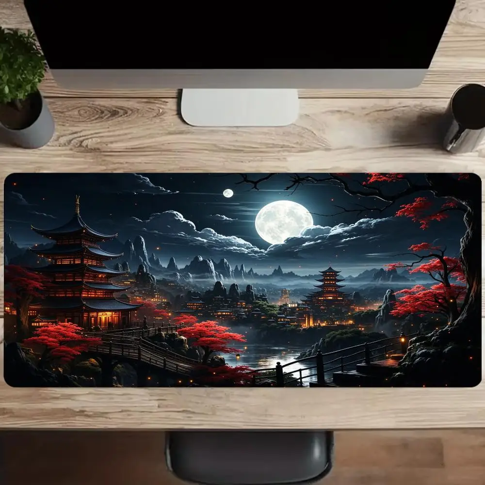 Classical Architecture Fantastic Scenery Mousepad Desk Mats Setup Laptop Accessories Desk Gadgets Gaming Mat Office Mouse Mat