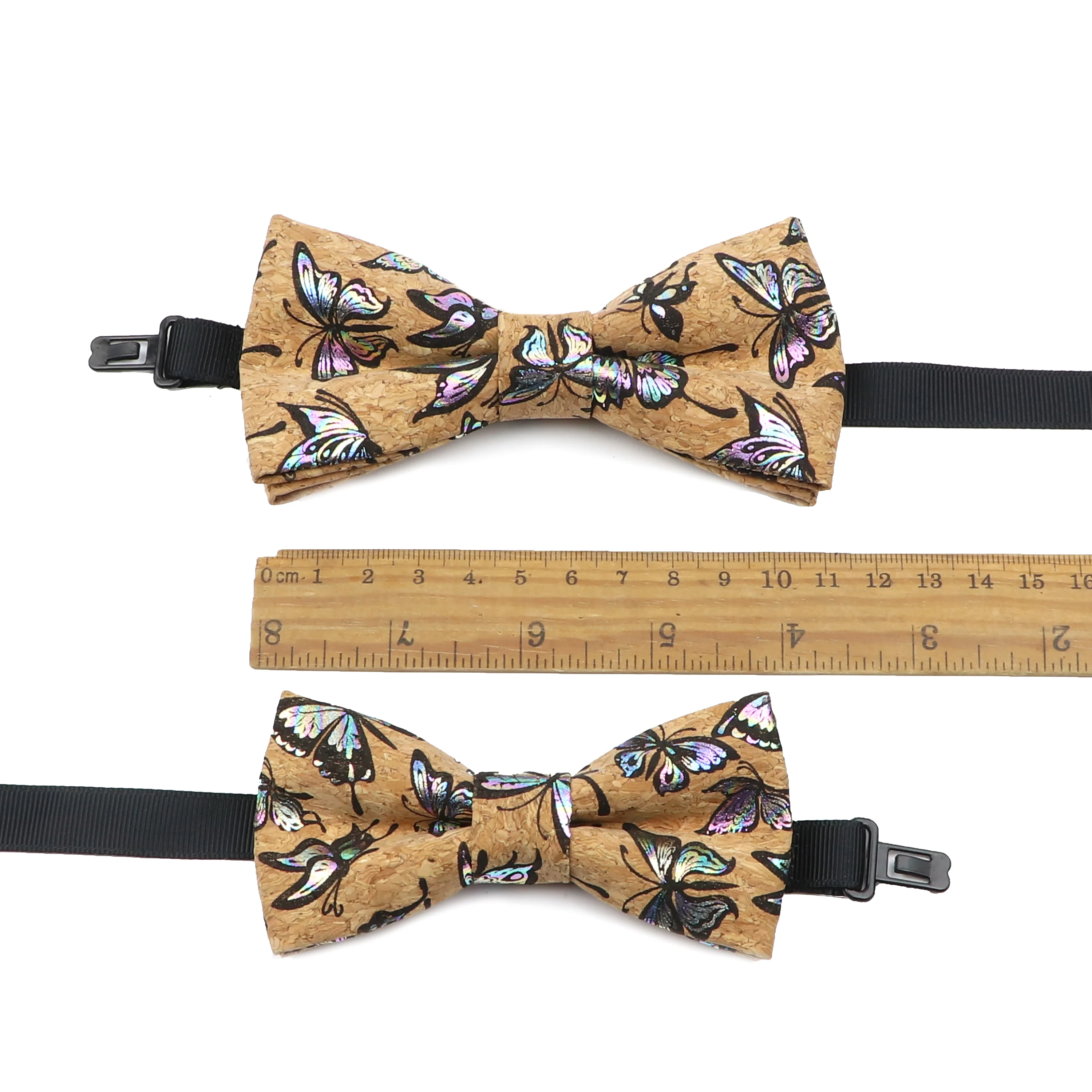 Novo laço de madeira para homem mulher cortiça bowknot retro madeira artesanal bowties festa diária acessórios de casamento borboleta atacado