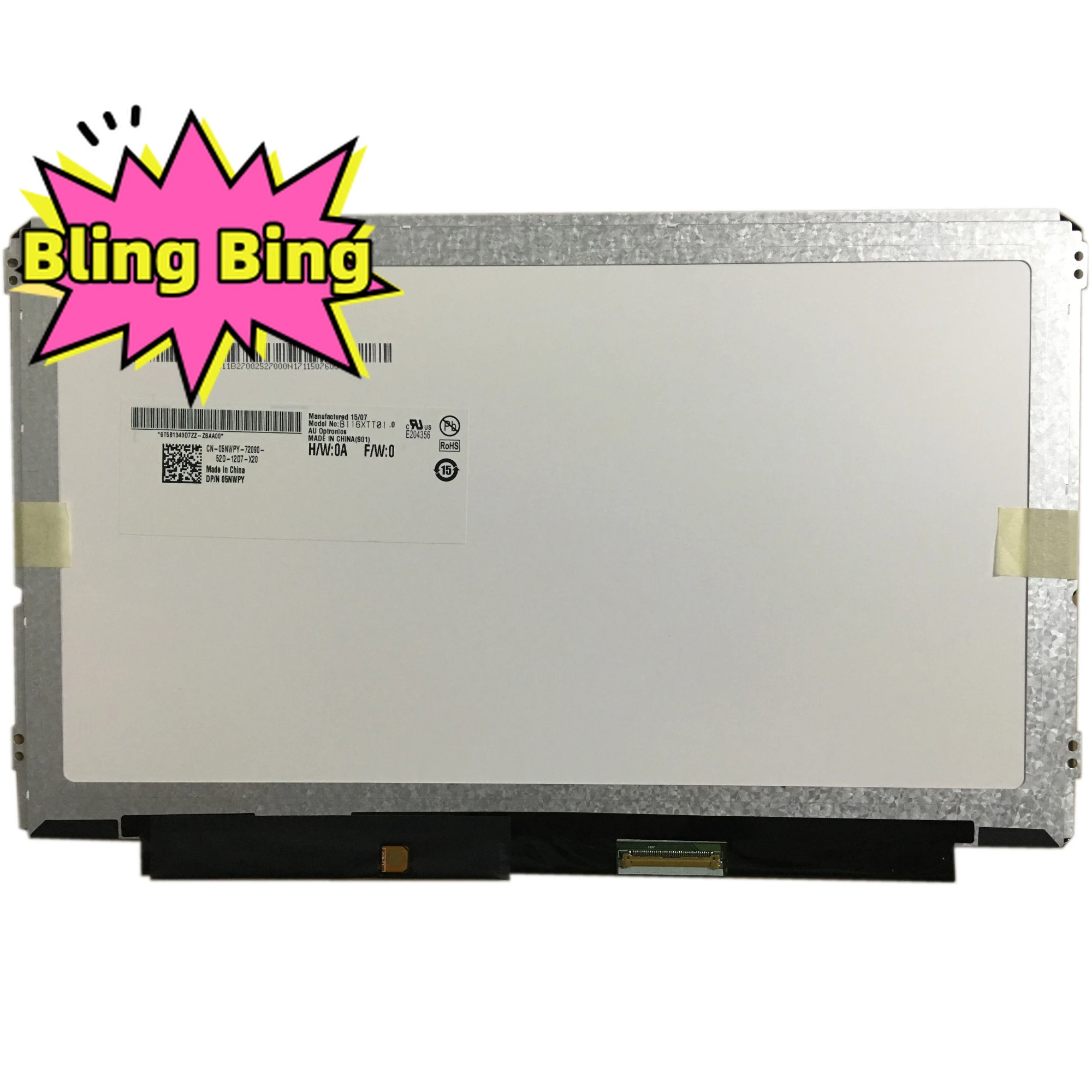 B116XTT01.0 B116XTT01 11.6''inch for 1366 ×768 DELL with Digitizer,LCD LED Screen Touch Screen