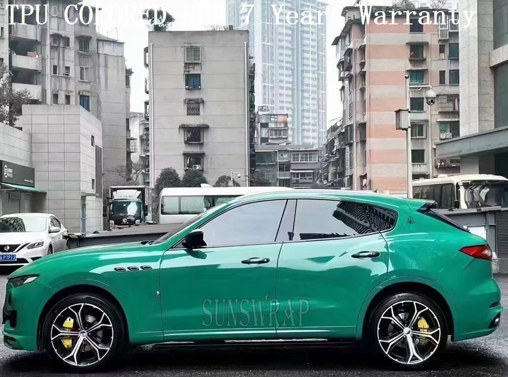 

Самовосстанавливающийся ТПУ PPF Crystal Retro Green — влажное применение для автомобиля, яхты, самолета | Экологичная защитная пленка для краски 5x52 фута