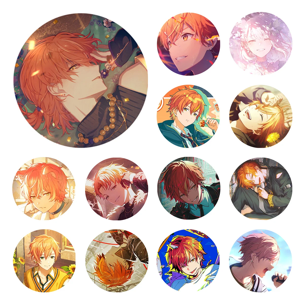 

Проект SEKAI Аниме Shinonome Akito Vivid BAD SQUAD VBS обновленный на 20251220 PJSK 50 мм металлический значок, брошь, булавки