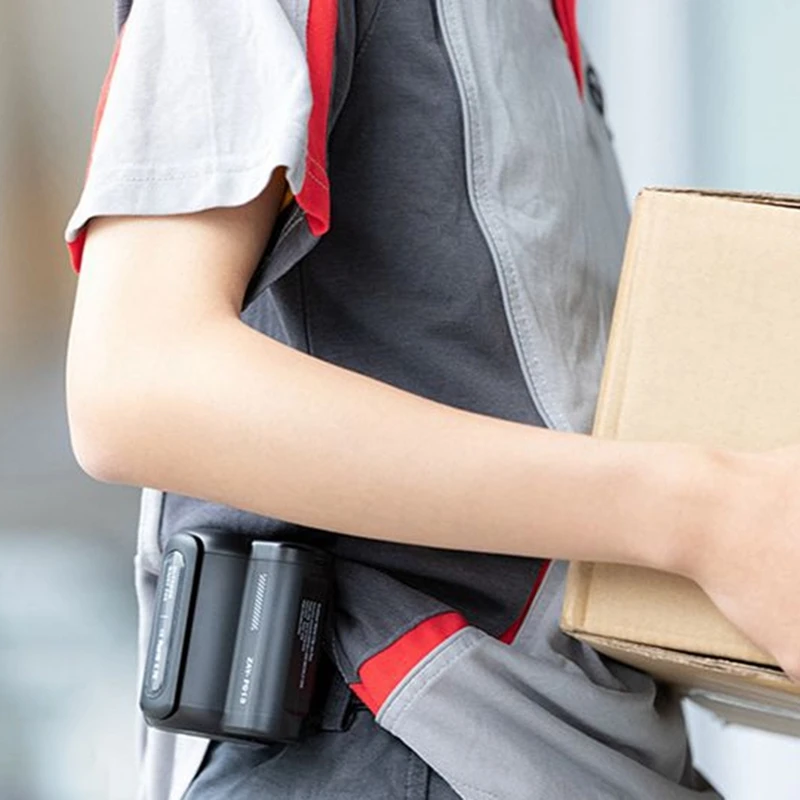 Ventilateur portable pour sports de plein air, portable, cool, monté à la taille, été, sous la chemise, petit ventilateur personnel avec clip