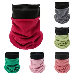 Fleece Face Mask Neck Warmer Winter Windproof Warm Mask Cycling Face Mask Neck Buff Women Men Sport Scarf Ski Hiking Riding Mask