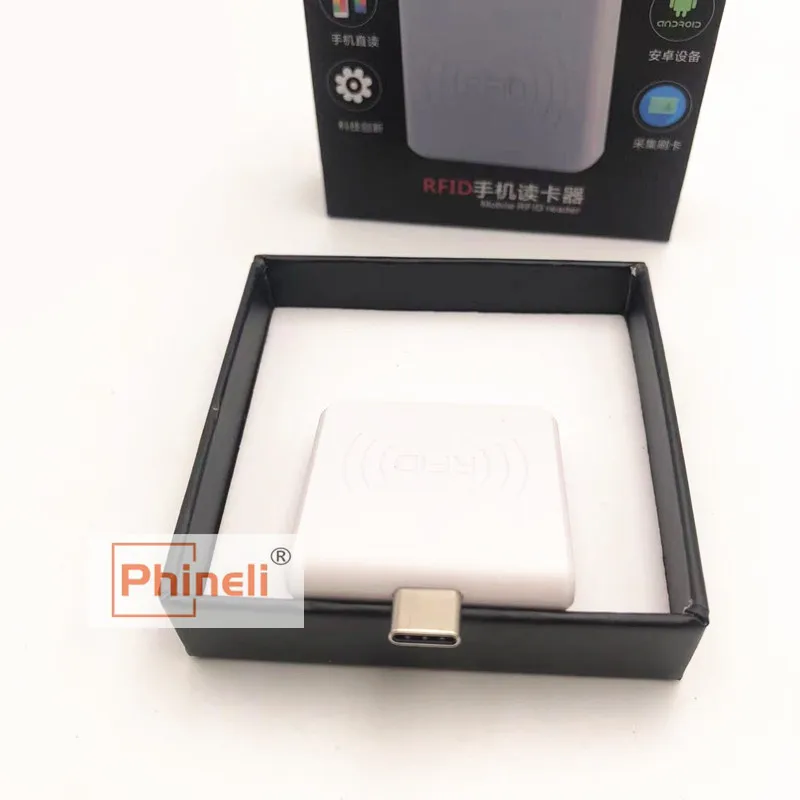 Mới 125Khz EM4100 Mini USB Đầu Đọc Thẻ RFID Cho Dành Cho Điện Thoại Di Động Android OTG Nhỏ Hơn Và Nhanh Hơn