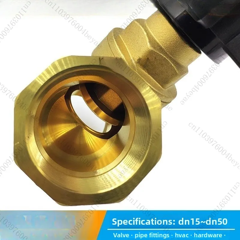 Copper wire buckle static balance valve HVAC digital adjustment balance valve 46 minutes 1 inch DN324050