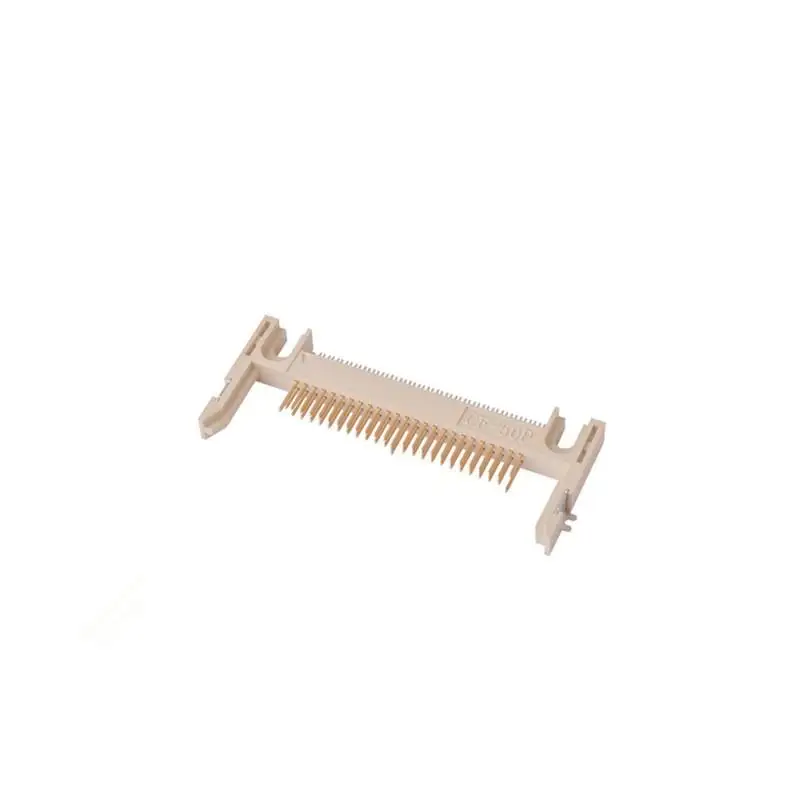 New 5Pcs 50Pin Arm Length 19.0 Patch Card Slot Connector On CF Card Holder Board Black/coffee