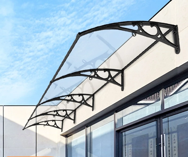 Canopy aluminum alloy awning canopy canopy eaves household rainproof outdoor terrace shed window entrance balcony rain cover